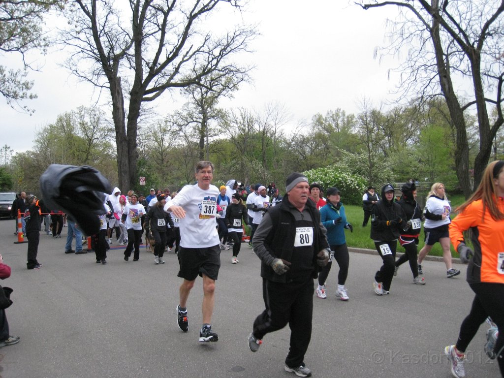 2012 Run With the Cops 160.JPG - The 3rd annual, and my first, Detroit City "Run With the Cops, Not From them!" race. I ran the 10K, and set a PR in the process. Another cold and windy day on Belle Isle!